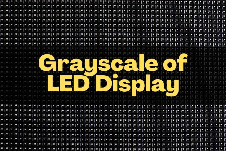 Grayscale of LED Display