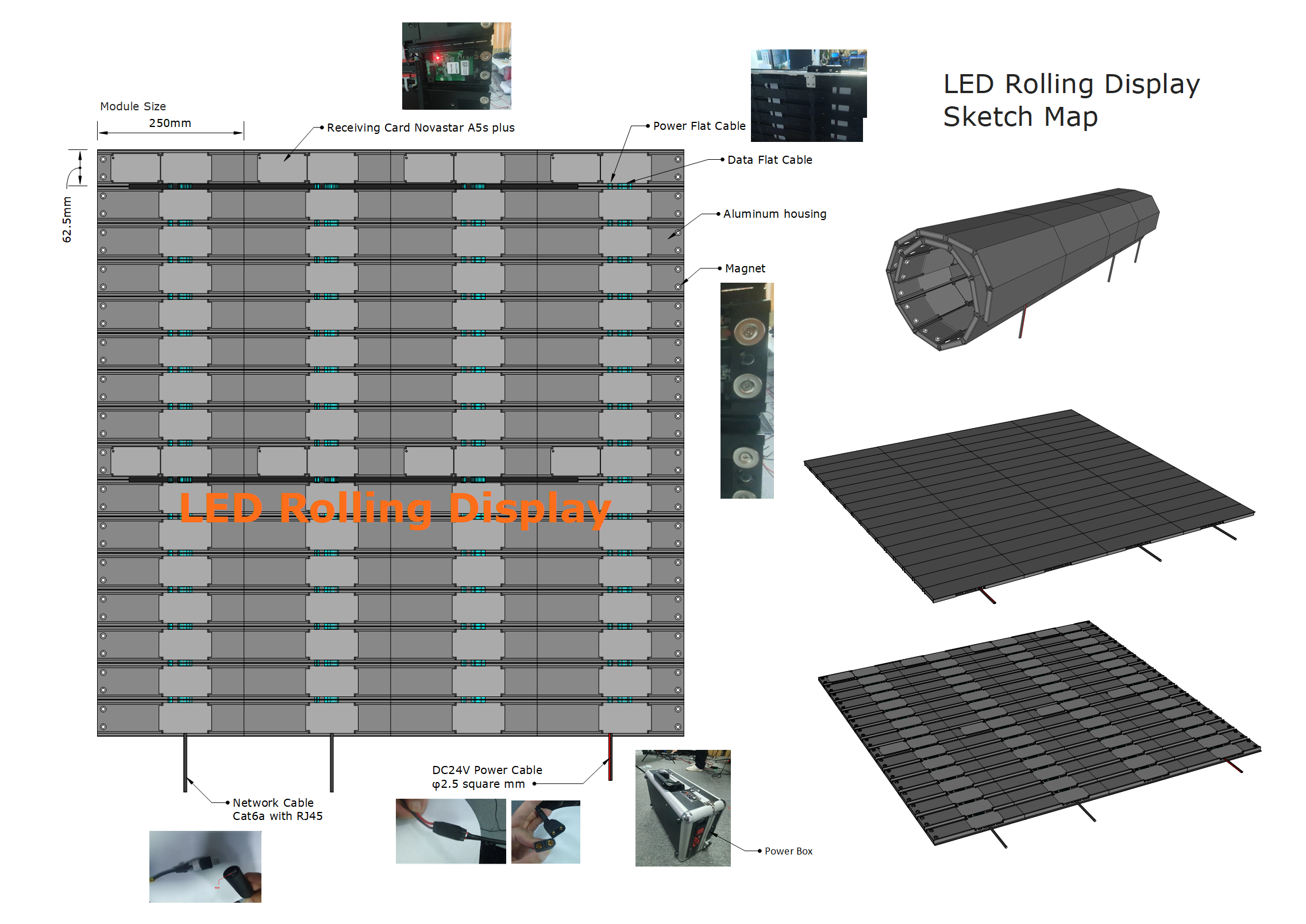 LED talni zaslon 1